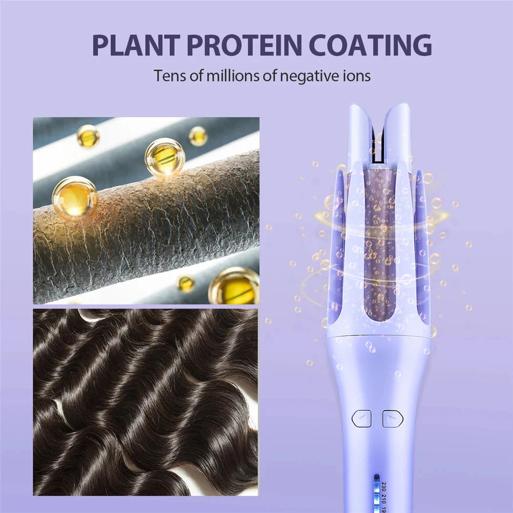 Tinsol 32mm Automatic Curling Iron Automatic Rotating Ceramic Curler Professional Curling Iron Curling Iron Curler