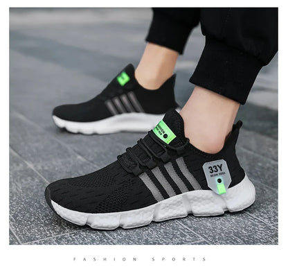 High Quality Summer Men Shoes Comfortable Sneakers Breathable Running Shoes for Men Mesh Tennis Sport Shoes