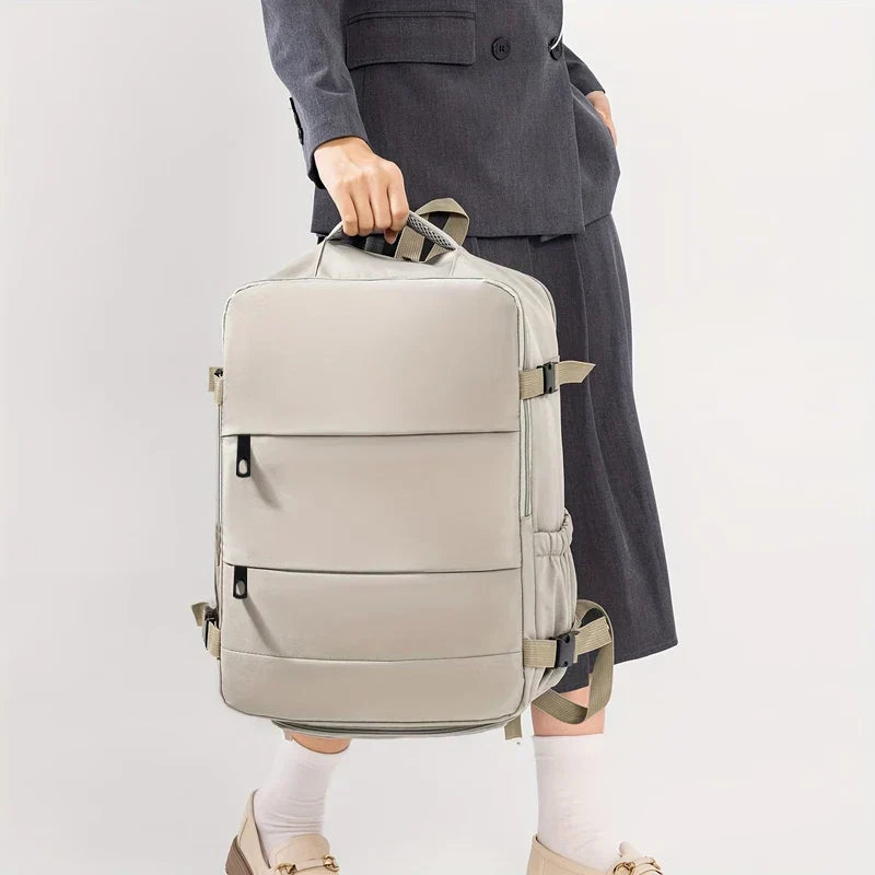 Sleek Multi-Color Multi-Pocket Backpack Adjustable-Strap Lightweight for Daily Commute Outdoor Casual Stylish Bag