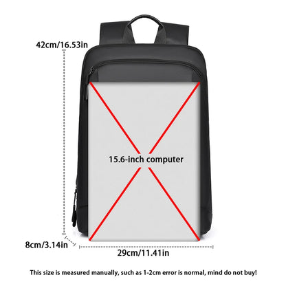 Men's Waterproof Backpack Ultra-Lightweight Men's Backpack Stylish Men's Backpack 15.6-inch Laptop Backpack