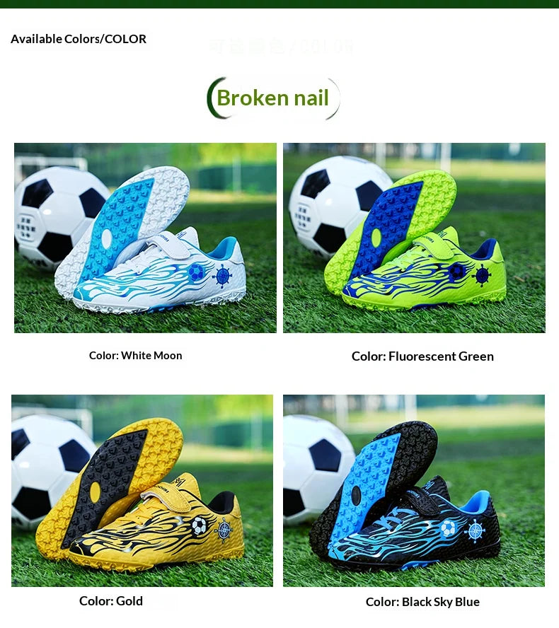 Baseball Cleats for Girls Boys Softball Shoes Kids Indoor Soccer Turf Shoes Futsal Athletic Cleats for Toddler/Little/Big Kid