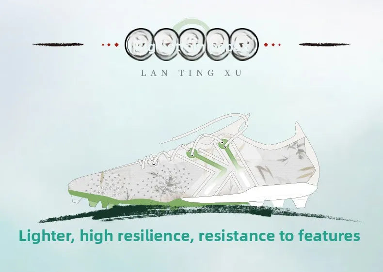 Mg Top Football Shoes Men's Short Nails Natural Artificial Grass Professional Competition Training Football Shoes