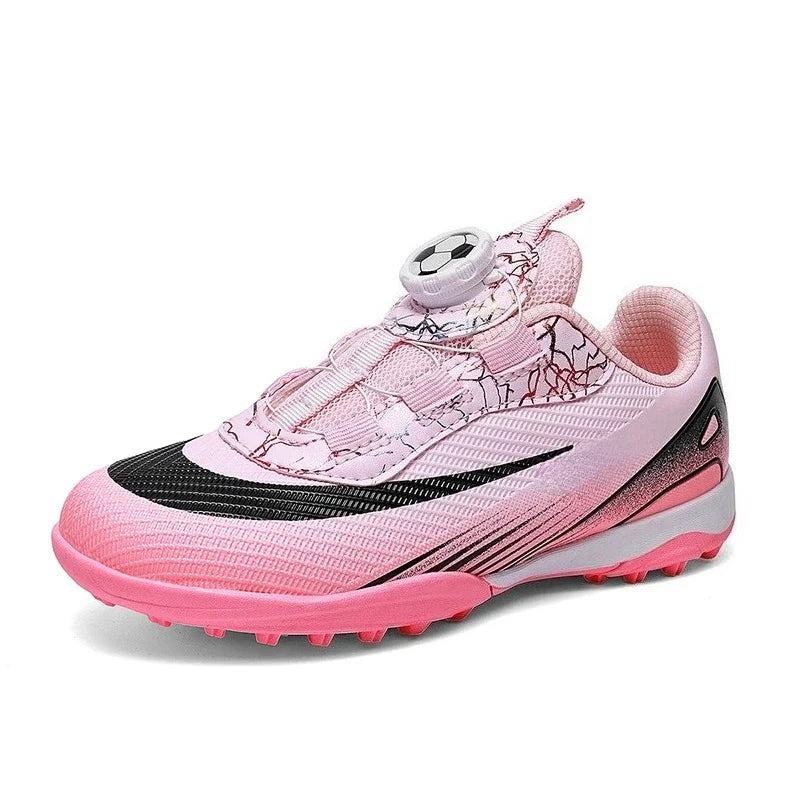 New Football Field Boots Boys Girls Indoor Society Football Shoes Futsal Non Slip Professional Fast Kids Soccer Cleats Sneaker