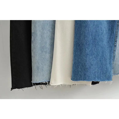 Women's High Waist Jeans Vintage Inspired Daily Uniform