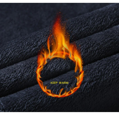Winter Men Brand Fleece Pants Warm Cotton Business Thick Suit Casual Trousers Male Plush Formal Wear Pants 28-40