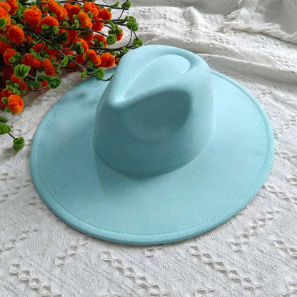 Hats Blank Hats for Burning Multicolor teardrop shaped Top 9.5cm Brim Unisex Jazz Hat Church Hat