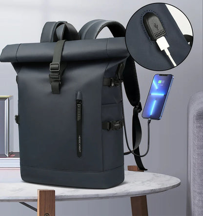 Large 15.6 Inch Laptop Backpack Men Anti-Theft Travel Backpack for Business University Bicycle School Backpack With USB Port