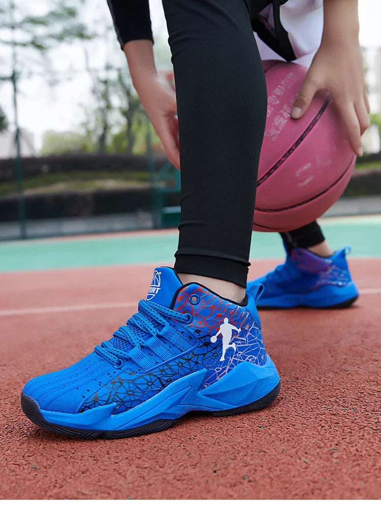 2026 Kids Sneakers Boys Basketball Shoes Children's Casual Shoes Outdoor Training Running Sneakers Child Non-slip Comfortable 8