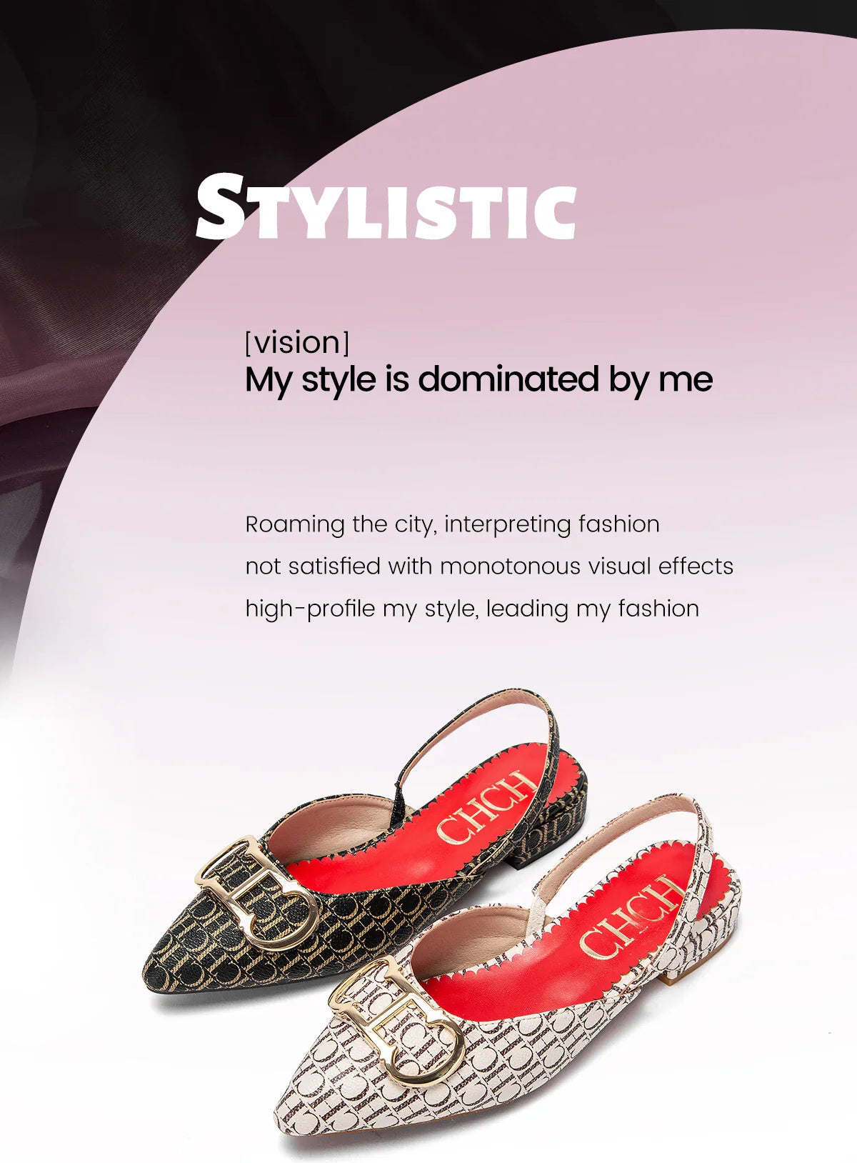 Classic Women's New 2024 Women's Low Heel Sandals Fashion Retro Design Letter Women's New Low Heel Shoes