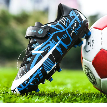 Hot TF/AG Kids Football Shoes Original Child Soccer Shoes Indoor Training Football Field Boots Children‘s Soccer Cleats Sneaker