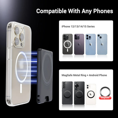 For Magsafe Wallet Card Holder Magnetic Case Ultrathin For iPhone 17 16 Pro Max 15 14 Strong Adsorption Magnet Slot Card Holder