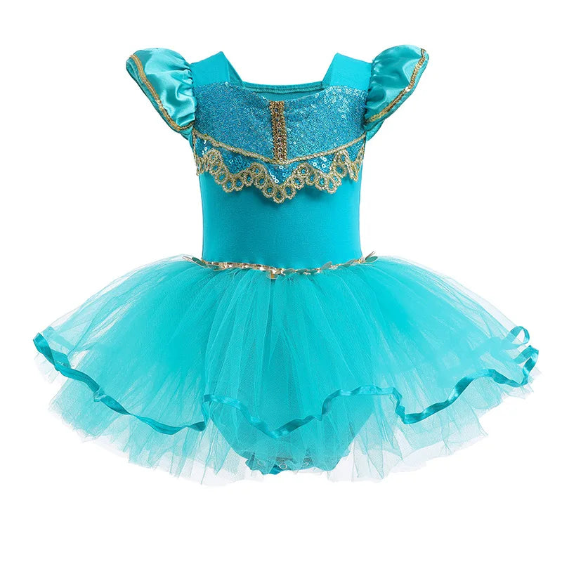 Girl Ballet Dancing Dress Party Fancy Sequined TUTU Dress Princess Girl Clothes Baby Girl Stage Shows Party Costumes