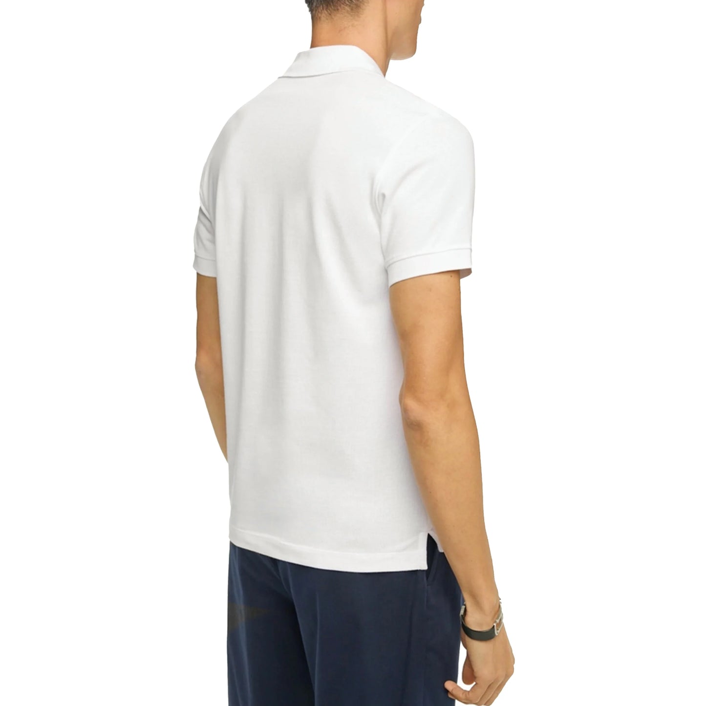 New Men's Solid Color Polo Shirt Short Sleeve Lapel Button Tshirts Summer Men Casual Streetwear Lightweight Tops