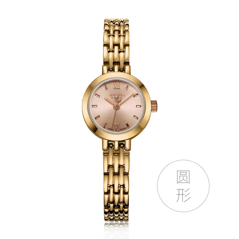 Top Julius Mini Lady Women's Watch Japan Quartz Elegant Fashion Hours Clock Dress Bracelet Chain School Girl's Birthday Gift