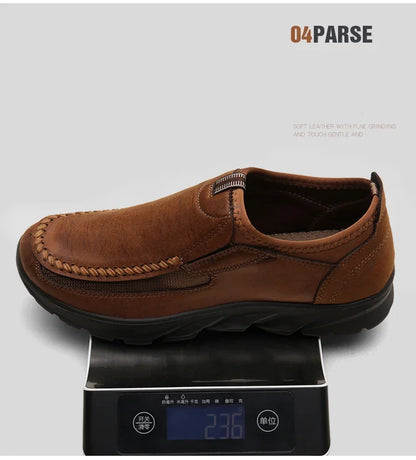 Sapatos Casuais Masculinos Respiráveis Mocassins Tênis Moda Confortável Plano Feito à Mão Retrô Lazer Mocassins Sapatos Masculinos