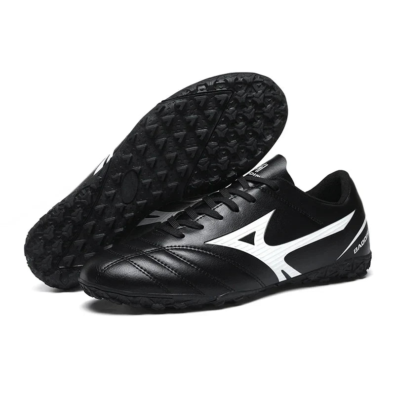 Men Football Boots Soccer Shoes Breathable Professional Turf Outdoor Non-slip Long Spikes Adult Ultralight Training Futsal