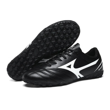 Men Football Boots Soccer Shoes Breathable Professional Turf Outdoor Non-slip Long Spikes Adult Ultralight Training Futsal