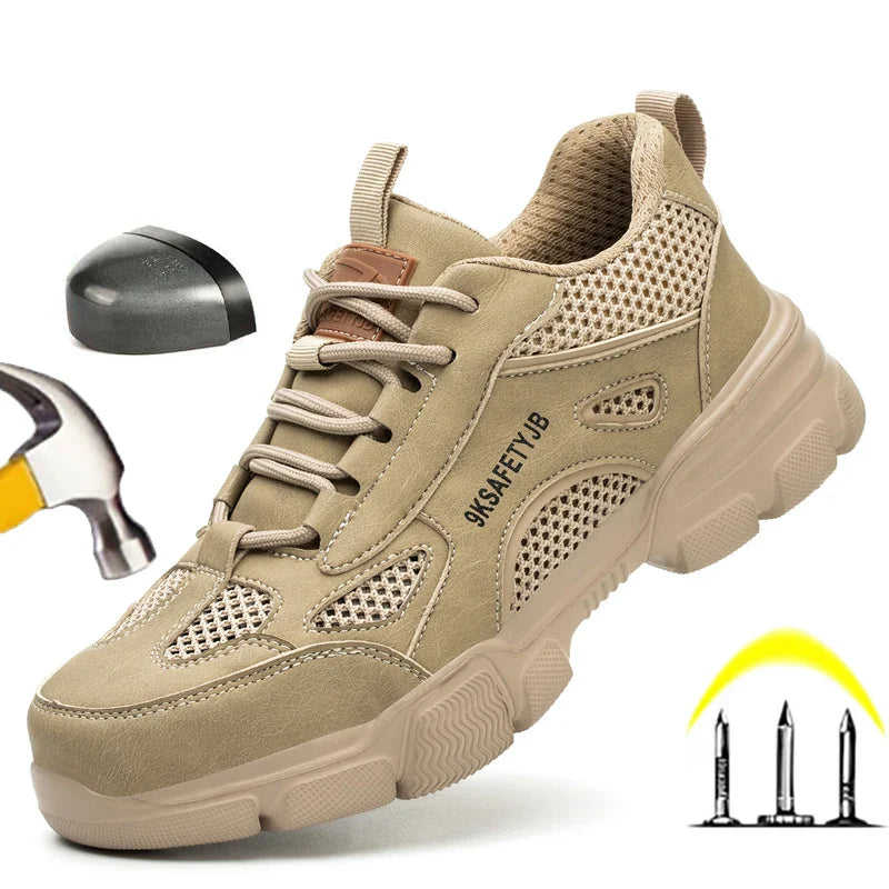 Men Steel Toe Shoes Sport Style New Unisex Safety Shoes Men Work Sneakers Indestructible Safety Boots Women Shoes