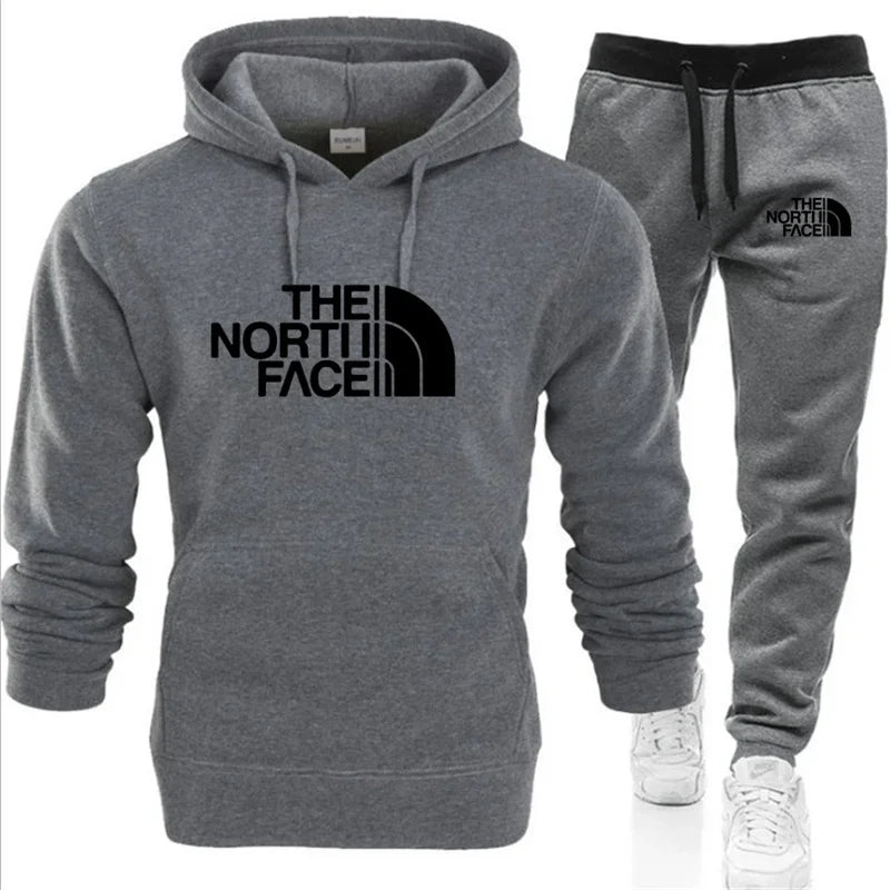 Winter hoodie set, pants, casual jogging clothes, sportswear, sportswear