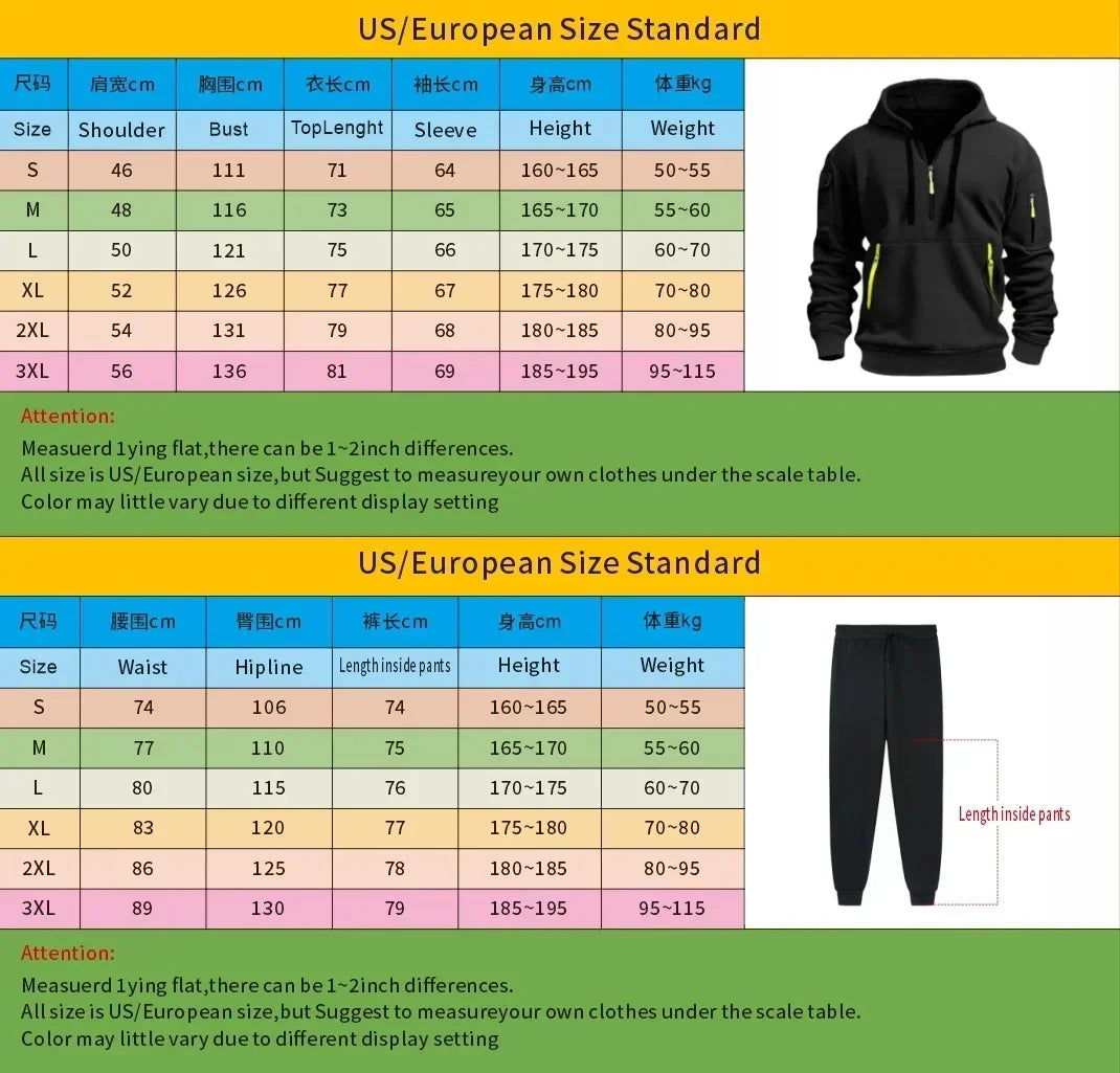 2025 Men's sports brand sweatshirt and hoodie 2-piece set, wool men's hip-hop sweatshirt, men's hoodie, casual sportswear set