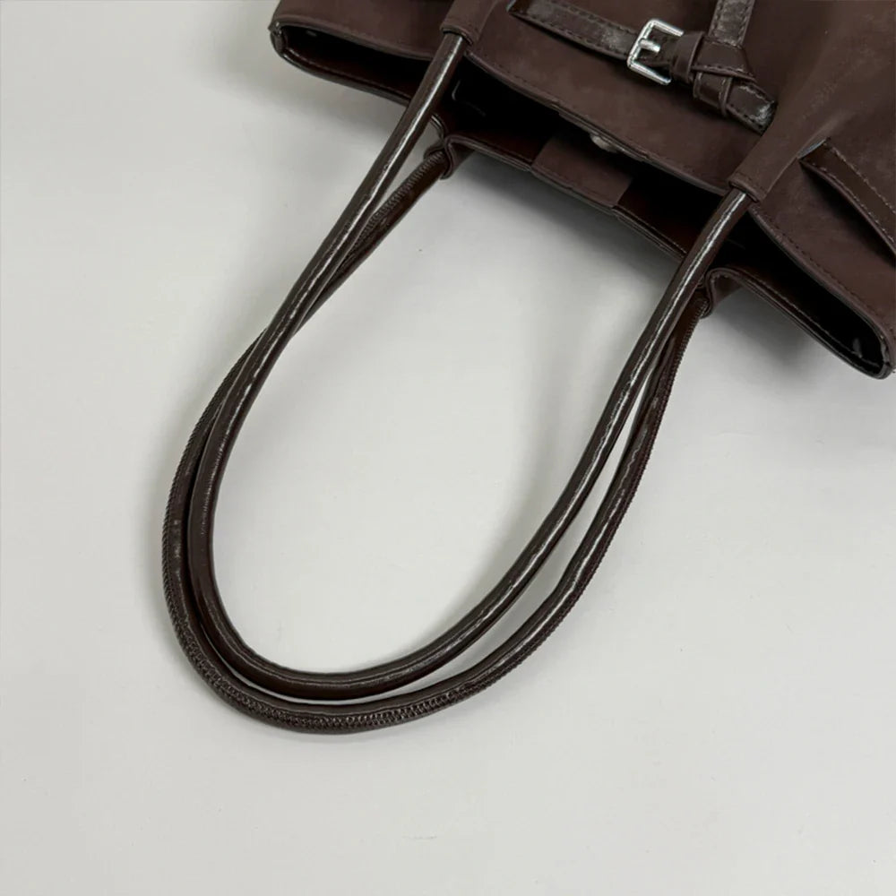 Retro Underarm Bag for Women, New Trendy Fashion, Casual Commuter Tote Bag, Large Capacity Shoulder Bag