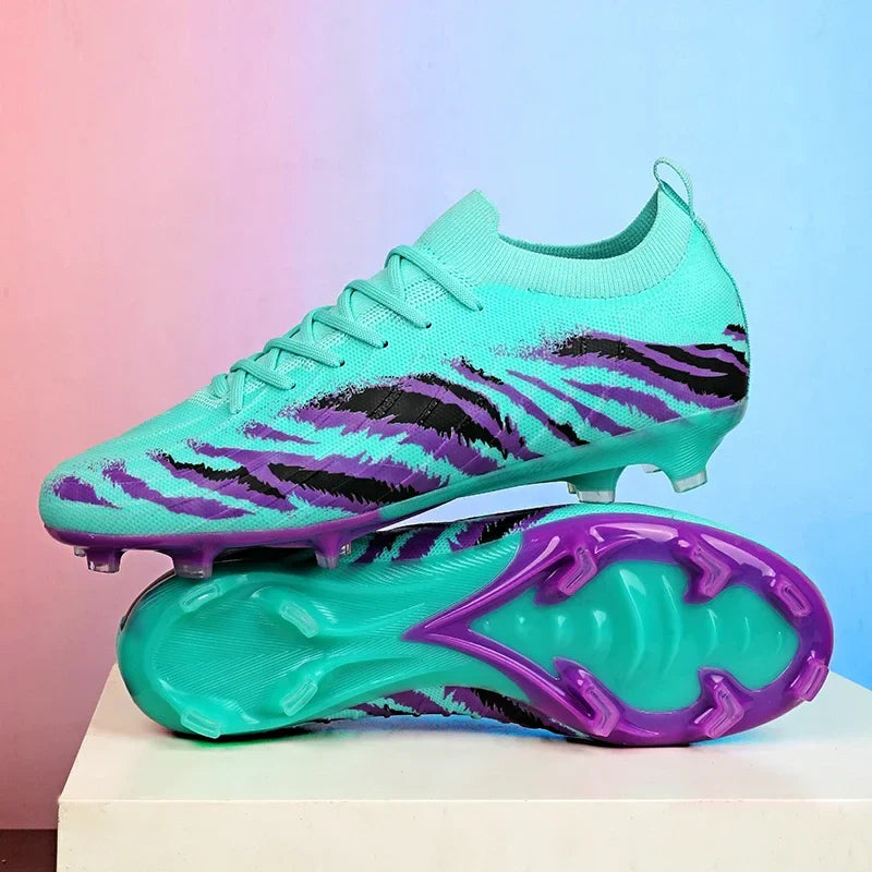 New Men Match Unisex Soccer Shoes Outdoor Adult Cleats Ultralight Football Boots Sport Non-Slip Comfortable Grass High-quality