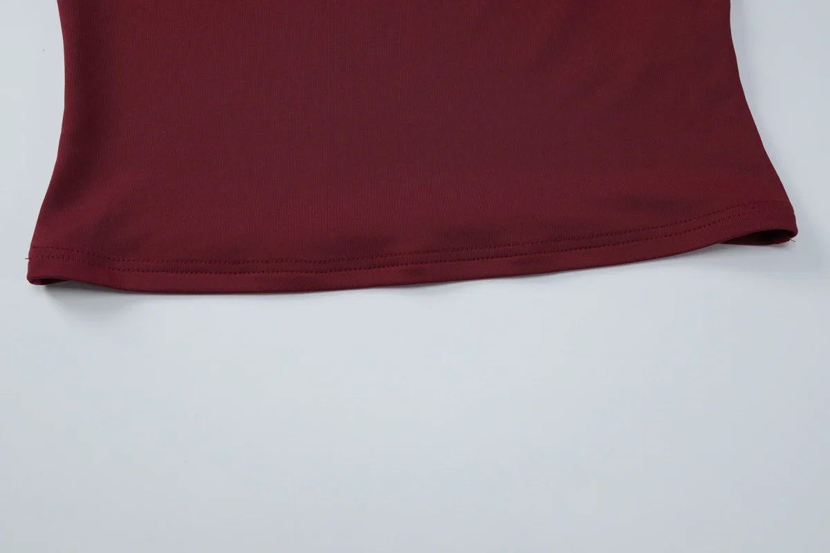 Dulzura 2025 Outono Mais Recente Moda Sexy Gola Quadrada Manga Comprida Fina Com Laço Renda Babados Retalhos Camiseta Roupas de Festa Balada