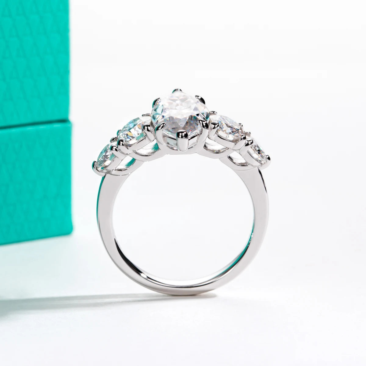 3ct Marquise Cut D Color Moissanite Diamond Engagement Ring 925 Sterling Silver With Cer Women's Jewelry Wholesale