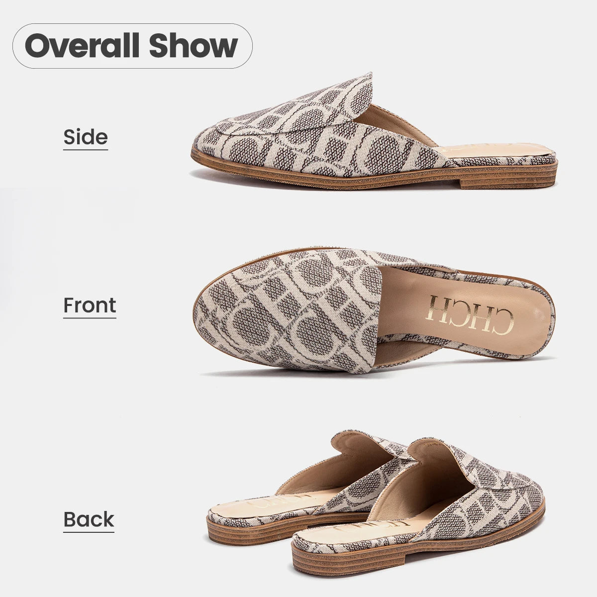 Women's Sandals Non Toe Outdoor Slippers Beach Shoes Luxury Summer New 2024 Slippers Women's Low Heel Shoes