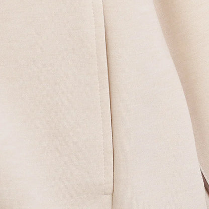 Embroidery Zip Up Sweatshirt Women Casual Stand Collar Bomber Jacket Patchwork Contrast Color Jumper Outwear Top