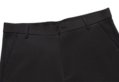 1-Pack Men's Professional Straight-Leg Stretch Formal Pants Non-Iron Comfortable Business Slacks Wrinkle-Resistant Loose Fit
