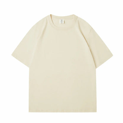 WAVLATII Nova Camiseta Feminina de Algodão Lisa Verde Escuro Oversized Casual Macia Unissex Manga Curta Verão