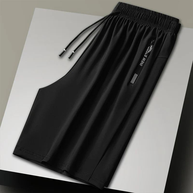 Men's Sports Shorts,bermuda Clothing, Fitness Jogging Shorts,ice Silk