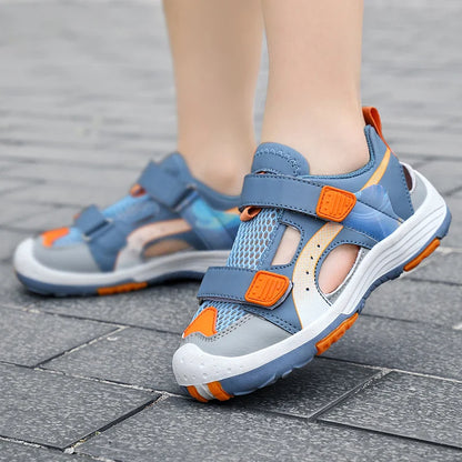 Summer Breathable Sport Sandals for Children Boys Outdoor Casual Beach Shoes Comfortable Non-slip Kids Fashion Sandal