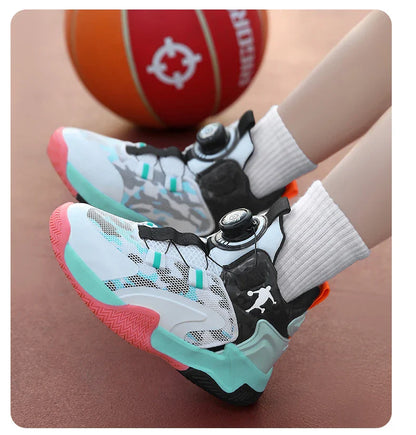 Kids Basketball Shoes Boys Sneakers Non-slip Child Trainer Basket Shoes Outdoor Children Sport Shoes Sneakers Sportschuhe Kinder
