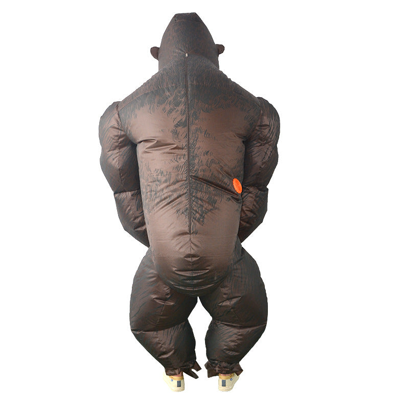 Inflatable King Kong orangutan Costume Cosplay costume Mascot Animal Monkey For Halloween Purim Carnival Fancy Dress Adult Kid