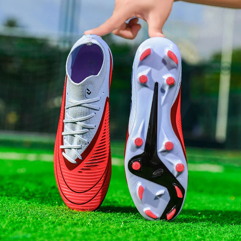 Men FG Football Shoes Ultralight Training Football Field Boots Outdoor Fast Soccer Shoes Society Cleats Professional Sneaker