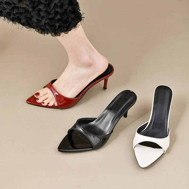 Women's High Heels Summer Women Fashion Classic Pointy Open Toe Stiletto Heels Sexy Women's Party Women's Sandals