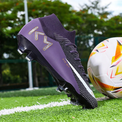 New Men Match Football Boots Ankle Non-Slip TF/FG Professional Soccer Shoes Boys Sneakers Comfortable Sports Shoes Unisex