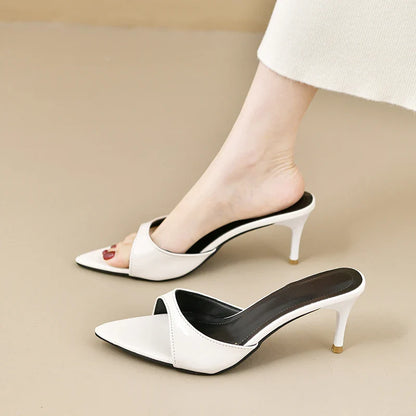 Women's High Heels Summer Women Fashion Classic Pointy Open Toe Stiletto Heels Sexy Women's Party Women's Sandals