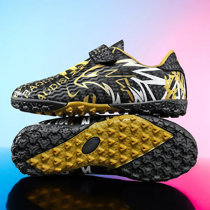 New Men Kids Soccer Shoes Non-Slip Football Boots Ultralight Cleats Match Grass Boys Professional Training Shoes Drop Shipping
