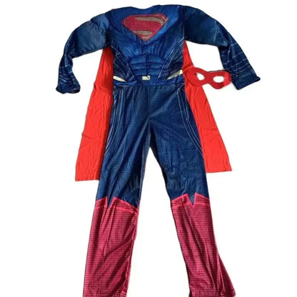 Boy Super Halloween Cosplay Costumes Boys Anime Superhero Party Role Play Dress Up Muscle Suit Girl Hero Jumpsuit Outfit