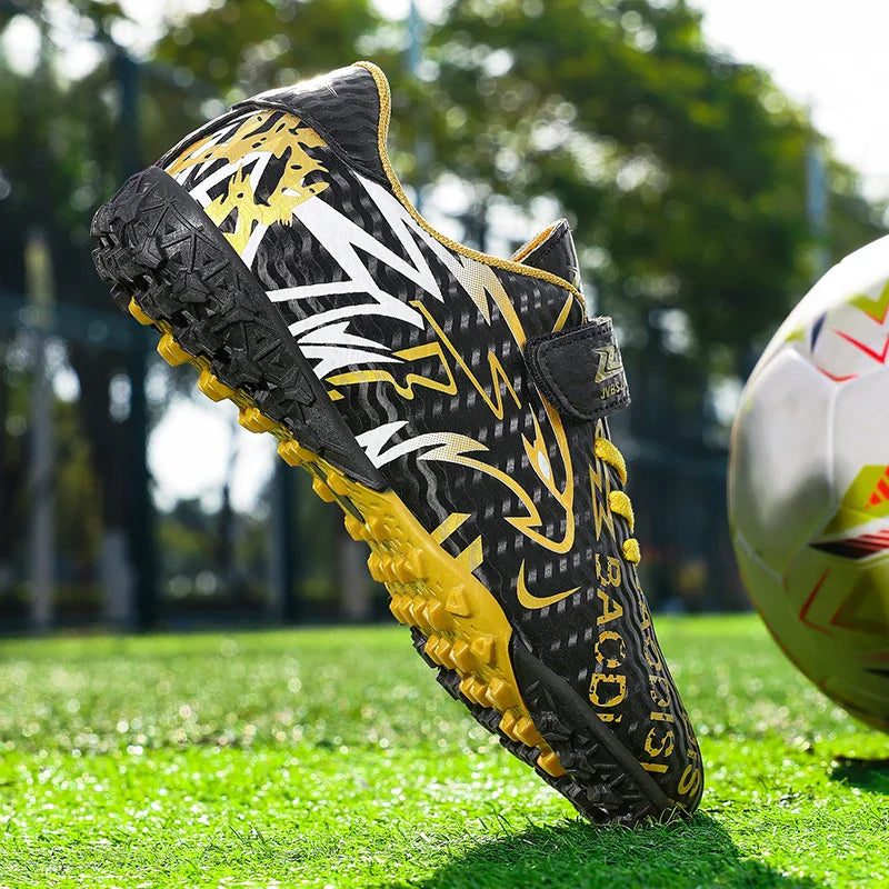 New Men Kids Soccer Shoes Non-Slip Football Boots Ultralight Cleats Match Grass Boys Professional Training Shoes Drop Shipping