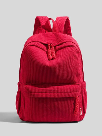 Personalized Backpack 2025 Soft Schoolbag shoulder straps Large Capacity Custom Unique Name Embroidered Corduroy Special Design