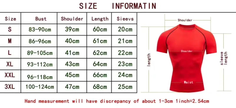 Men's Compress Shirt + 2-in-1 sports shorts 2pcs Set Leisure Breath Short Sleeve Sport Jogging Gym Brand Print Clothing