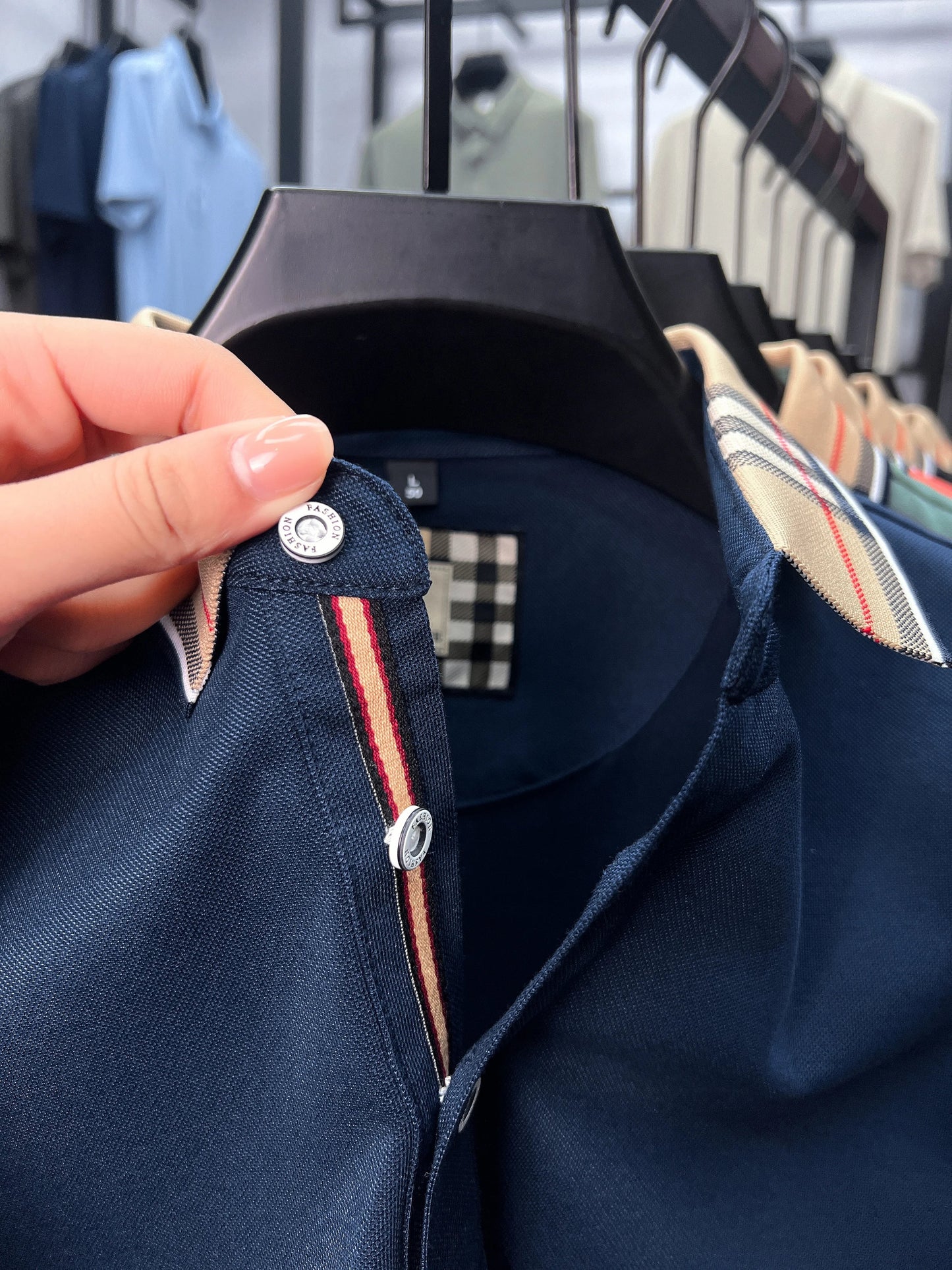 Luxury brand silk cotton short sleeve polo shirt fashion Paul Pony embroidered men's T-shirt summer comfort business casual top
