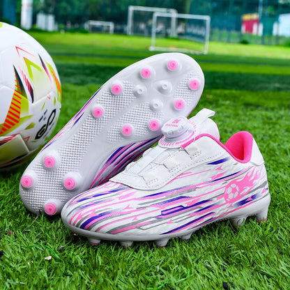 Kids Football Field Boots Boys Girls Indoor Society Football Shoes Futsal Non Slip Professional Fast Men Soccer Cleats Sneakers