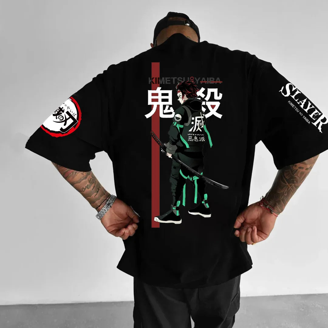 Anime Men's T Shirts Summer Y2k Clothes Women Casual Cotton Oversized Short Sleeve Tee Streetwear Top Unisex