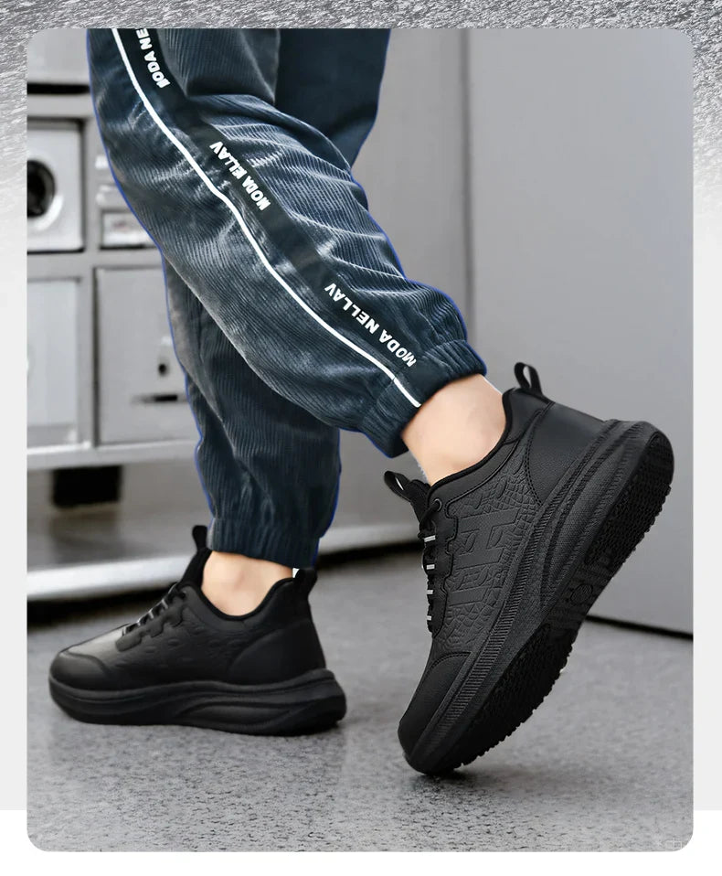 Shoes Four Seasons Breathable Light Non-slip Waterproof Oil-proof Kitchen work shoes Men's Outdoor Casual sports Shoe