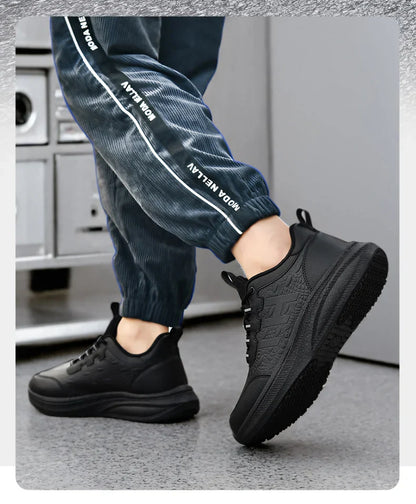 Shoes Four Seasons Breathable Light Non-slip Waterproof Oil-proof Kitchen work shoes Men's Outdoor Casual sports Shoe